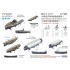 1/700 IJN Heavy Cruiser Boats set #1 (11pcs for 1 cruiser)