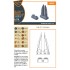 1/72 OV-1 A/B/C/D Mohawk Exhaust Set for Clear Prop kits