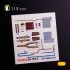 1/32 BF-109 E Interior 3D Decal with 3D printed parts for Trumpeter kit