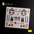 1/32 A-6A Intruder Interior 3D Decals for Trumpeter kit