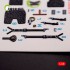 1/48 F-111 D/E Aardvark Interior 3D Decals for HobbyBoss kit