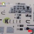 1/48 Il-2 Shturmovik Interior 3D Decals for Tamiya Kit