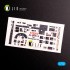 1/72 Junkers JU 88 A-4 Interior 3D Decals for Hasegawa kit