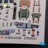 1/72 Mirage 2000C Interior 3D Decals for Modelsvit