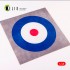 1/72 - 1/48 United Kingdom Roundel Acrylic 3mm Base (240 x 240 mm)