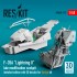1/48 F-35A "Lightning II" Cockpit Details on 3D Decals for Tamiya kit
