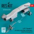 1/48 A-7E "Corsair II" Air Intakes, Wheel Bays, Landing Gears, Wheels for Hasegawa kit