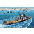 1/1200 Model Set Battleship USS New Jersey (kit, paints, glue, brush)