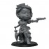 1/48 (35mm) The Smog Riders: Steam War Chibi Miniatures - Kitty Reimer