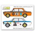 1/24 BMW 1600/2002 Koepchen/Alpina Nurburgring 1970 Transkit for Hasegawa Rally Kits