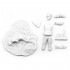 1/35 WWII Mama & Baby (3 figures w/base)