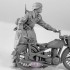 1/35 WWII German R75 Motorcycle Trooper (3D printed kit)