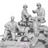 1/35 WWII US Army M8 Crews (4 figures, 3D printed kit)