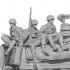 1/35 WWII US Army Rifleman Set (3 figures, 3D printed kits)