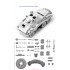 1/35 WWII German Sd.Kfz. 234/2 Upgrade Parts set