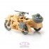 1/35 KS750 Motorcycle and Sidecar Upgrade Parts Set for Academy kits