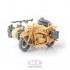 1/35 KS750 Motorcycle and Sidecar Upgrade Parts Set for Academy kits