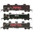 HO Scale Queensland Rail Tank Cars NSW Ver 1980-92: NTAF #4013C #4009C #4602E (3 kits)