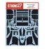 1/20 Braun Tyrrell Honda 020 Carbon Decal for Tamiya kits