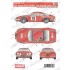 1/24 A110 'DORIA' #18 Tour de Corse 1972 Decal for Tamiya kit #24278