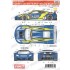 1/24 MP4-12C GT3 'K-PAX' #9 Long Beach 2014 Decal for Fujimi #170008