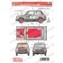 1/24 Autobianchi A112 Abarth #203 4 Rally 1982 Decal for Fujimi kits