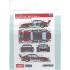 1/24 Ford Capri Wurth Black Car Decals