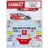 1/24 Citroen C4 #1/2 Japan/France 2008 Decals for Heller kit