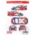 1/24 Citroen C4 #1/2 Japan/France 2008 Decals for Heller kit