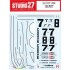 1/12 Brabham BT44 #7/8 1974 Decals for Tamiya kit #12018