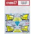 1/12 Honda RC212V "Interwetten" #7 MotoGp 2010 Decals for Tamiya kit #14106