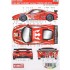 1/24 Ferrari 458 "LUXURY Racing" #58/59 Le Mans (LM) 2012 Decals for Fujimi #123912 kit