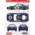 1/24 Porsche Cayman S "HIPPY" #3 LAGUNA SECA 2011 Decals for Fujimi #12281 kit