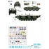 1/35 Decals for Soviet & Russian Naval Infantry #2-BTR-60PB/70,BRDM-2,BRDM-2 Konkurs,PTS-M