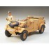 1/16 German Kubelwagen Type 82 Africa-Corps with Feldmarschall Rommel Figures