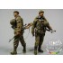 1/35 Russian Modern Soldiers w/SVD and PK. Chechnya 93-04 (2 Resin Figures)