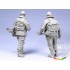 1/35 Russian Modern Soldiers w/SVD and PK. Chechnya 93-04 (2 Resin Figures)