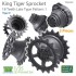 1/35 KingTiger 18 Teeth Sprockets Late Type Pattern 1 (2pcs)