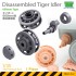 1/35 Disassembled Tiger 600mm Idler