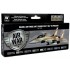 Acrylic Airbrush Paint Set - Israeli Air Force (IAF) Colours Post Since 1967 (8 x 17ml)