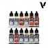 Essential Paint Set by Squidmar Miniatures - 12 Acrylic Paints and Exclusive Miniature