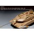 1/35 Modern German Leopard2A7+ Rh-M-120 L/55 120mm Gun Barrel w/MG for Meng Model #TS042