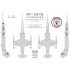 1/48 RF-104G Stargazer LOROP POD (Flight Training Mode) w/Pitot Tube for Kinetic/Hasegawa