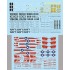 1/72 Grumman F-14A Tomcat Part.2 VF-1 "Wolfpack" 1970 Era Decals for Academy kits