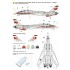 1/72 Grumman F-14A Tomcat Part.2 VF-1 "Wolfpack" 1970 Era Decals for Academy kits