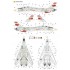 1/72 Grumman F-14A Tomcat Part.2 VF-1 "Wolfpack" 1970 Era Decals for Academy kits