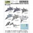 1/350 ROK KF-21 Series 4.5 Gen Jet Fighters (11 aircrafts)