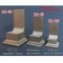 Back Wall Base #Small (3.7 x 3.7 x 6.8 cm) for 1/48 Figure