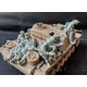 1/35 German Panzergrenadiers Riding on a StuG (5 figures)