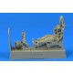 1/32 USAF F-100 Pilot with Ejection Seat for Trumpeter kits